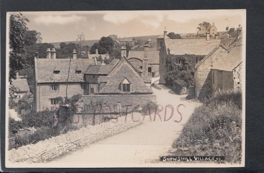 Gloucestershire Postcard - Snowshill Village - Mo’s Postcards 