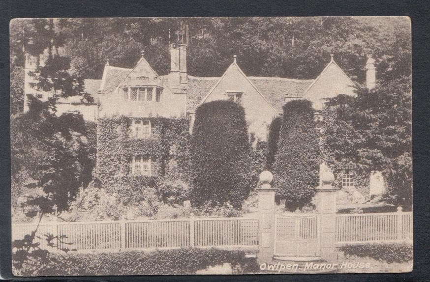 Gloucestershire Postcard - Owlpen Manor House, 1908 - Mo’s Postcards 