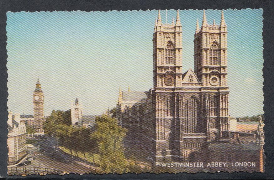 London Postcard - Westminster Abbey - Mo’s Postcards 