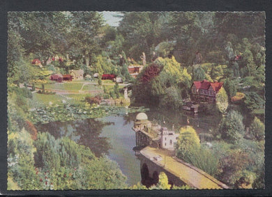 Buckinghamshire Postcard - The Lake and Pier, Bekonscot Model Village, Beaconsfield - Mo’s Postcards 