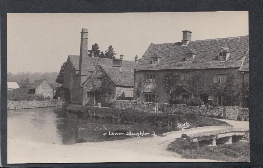 Gloucestershire Postcard - Lower Slaughter Village - Mo’s Postcards 
