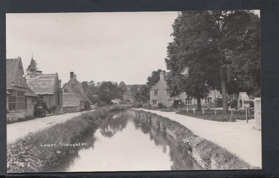 Gloucestershire Postcard - Lower Slaughter Village - Mo’s Postcards 