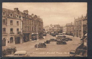 Gloucestershire Postcard - Cirencester Market Place - Mo’s Postcards 