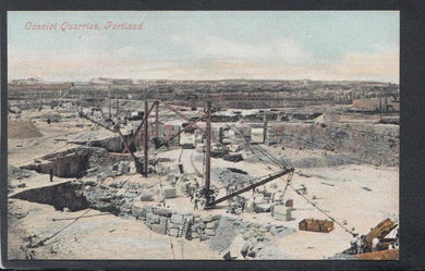 Dorset Postcard - Convict Quarries, Portland - Mo’s Postcards 