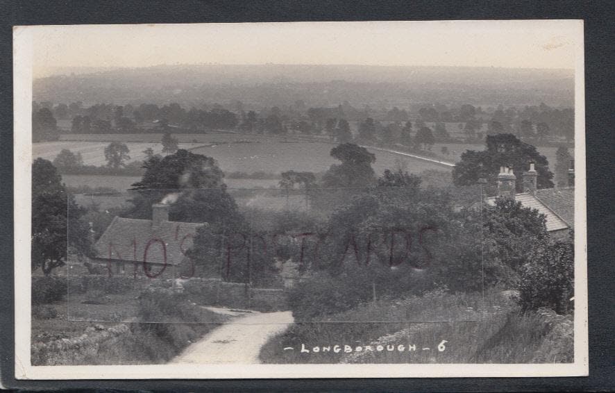 Gloucestershire Postcard - View of Longborough, 1935 - Mo’s Postcards 