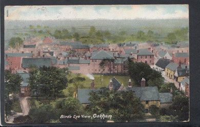Rutland Postcard - Bird's Eye View, Oakham - Mo’s Postcards 