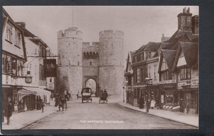 Kent Postcard - The Westgate, Canterbury - Mo’s Postcards 