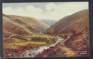 Devon Postcard - Badgworthy Water, Doone Valley, Exmoor - Mo’s Postcards 