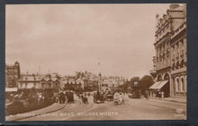 Load image into Gallery viewer, Dorset Postcard - Square Looking West, Bournemouth, 1911 - Mo’s Postcards 
