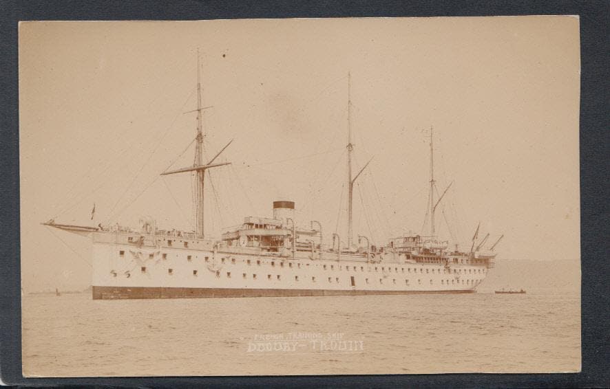 Military Postcard - Navy - French Training Ship Duguay - Trouin - Mo’s Postcards 