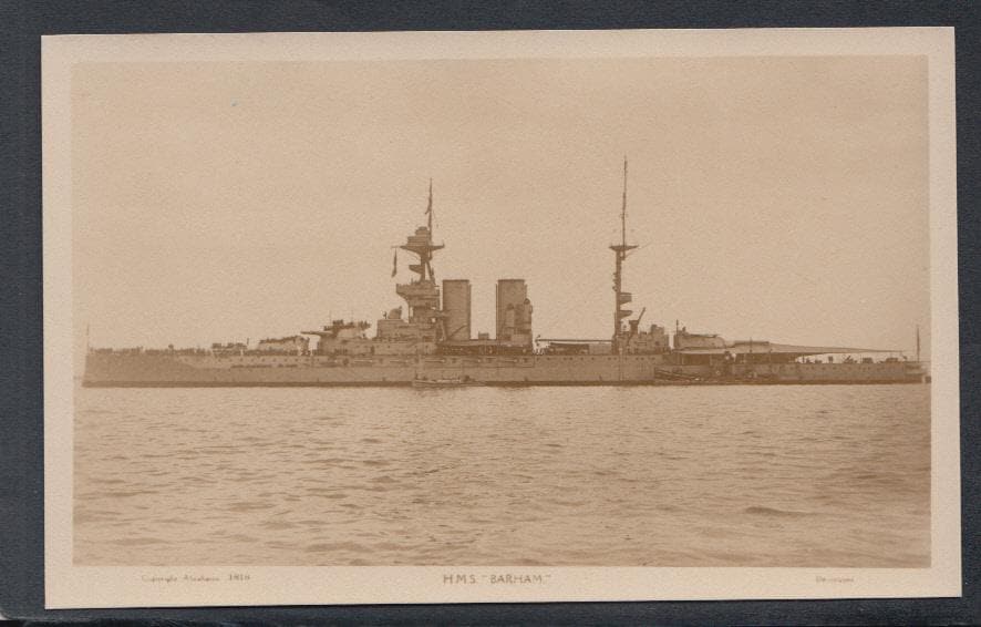 Military Postcard - Royal Navy - H.M.S. 