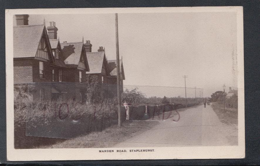 Kent Postcard - Marden Road, Staplehurst - Mo’s Postcards 