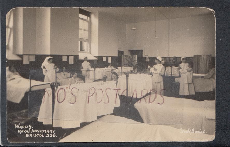Bristol Postcard - Ward 9, Royal Infirmary, Bristol - Mo’s Postcards 