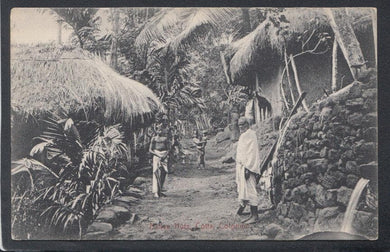 Sri Lanka Postcard - Native Huts, Cotta, Colombo - Mo’s Postcards 