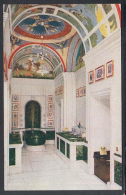 Royalty Postcard - The Queen's Dolls House - The King's Bathroom - Mo’s Postcards 