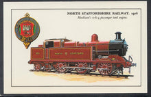 Load image into Gallery viewer, Railways Postcard - North Staffordshire Railway - Hookham&#39;s 0-6-4 Passenger Tank Engine - Mo’s Postcards 
