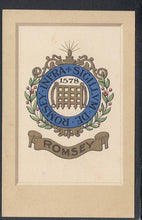 Load image into Gallery viewer, Heraldic Postcard - Heraldry - Romsey, Hampshire - Mo’s Postcards 

