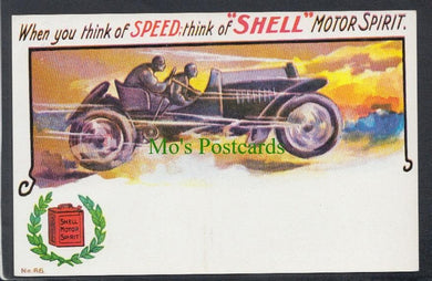 Advertising Postcard - Motor Racing - Shell Motor Spirit (Modern repro) - Mo’s Postcards 