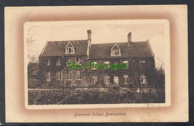 Hampshire Postcard - Grammar School, Basingstoke - Mo’s Postcards 