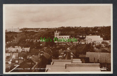 Hampshire Postcard - General View of Basingstoke, 1957 - Mo’s Postcards 