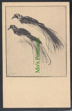 Load image into Gallery viewer, Animals Postcard - Birds - Studies Naar Een Paradijsvogel, Rembrandt-Tentoonstelling, Loure, Paris - Mo’s Postcards 
