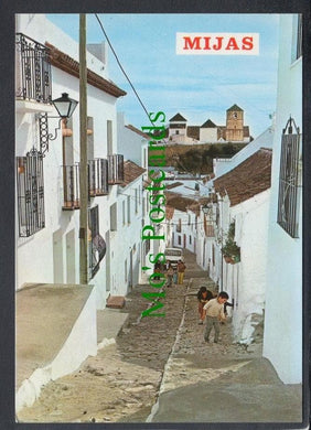 Typical Street, Mijas, Spain - Mo’s Postcards 