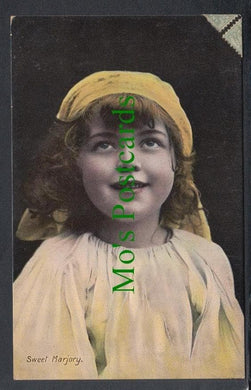 Children Postcard - Sweet Marjory