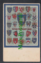 Load image into Gallery viewer, Heraldic Postcard - Oxford University Arms Heraldry
