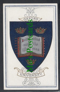 Heraldic Postcard - Oxford Univeristy Heraldry