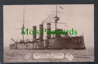 Military Postcard - Naval - H.M.S.Essex
