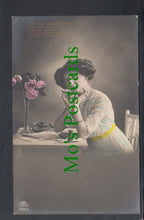 Load image into Gallery viewer, Greetings Postcard - Lady Writing a Letter
