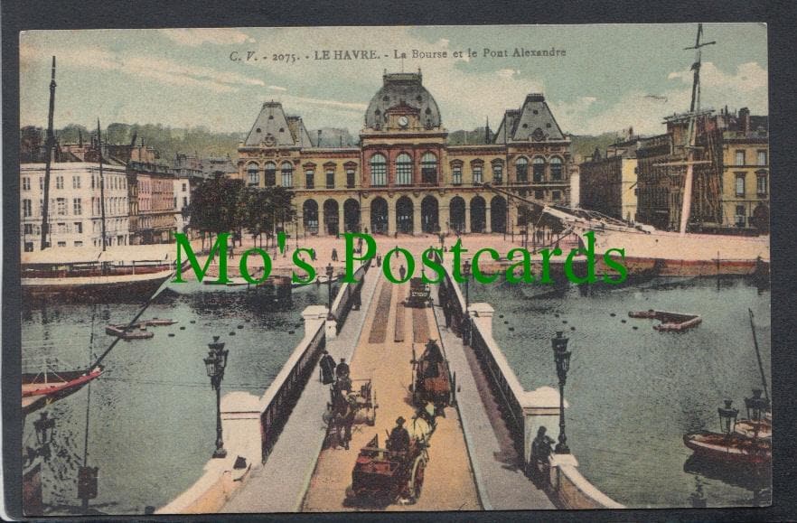 La Bourse Et Le Pont Alexandre, Le Havre, France