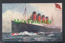 Load image into Gallery viewer, Shipping Postcard - S.S.Lusitania, Cunard Line
