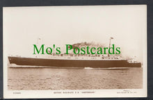 Load image into Gallery viewer, Shipping Postcard - British Railways S.S.&quot;Amsterdam&quot;
