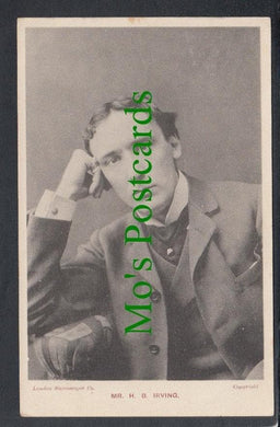 Actor Postcard - Mr Harry Brodribb Irving