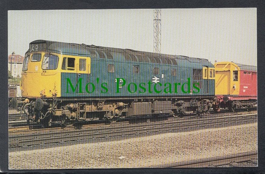 Railways Postcard - Train at Eastfield Depot, Glasgow