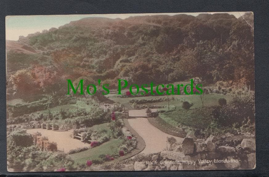 Rock Gardens, Happy Valley, Llandudno, Wales - Mo’s Postcards 