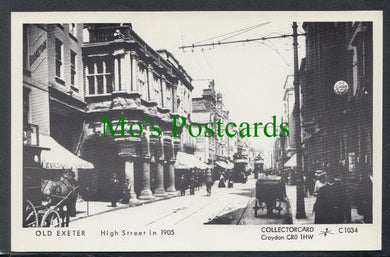 High Street in 1905, Old Exeter, Devon