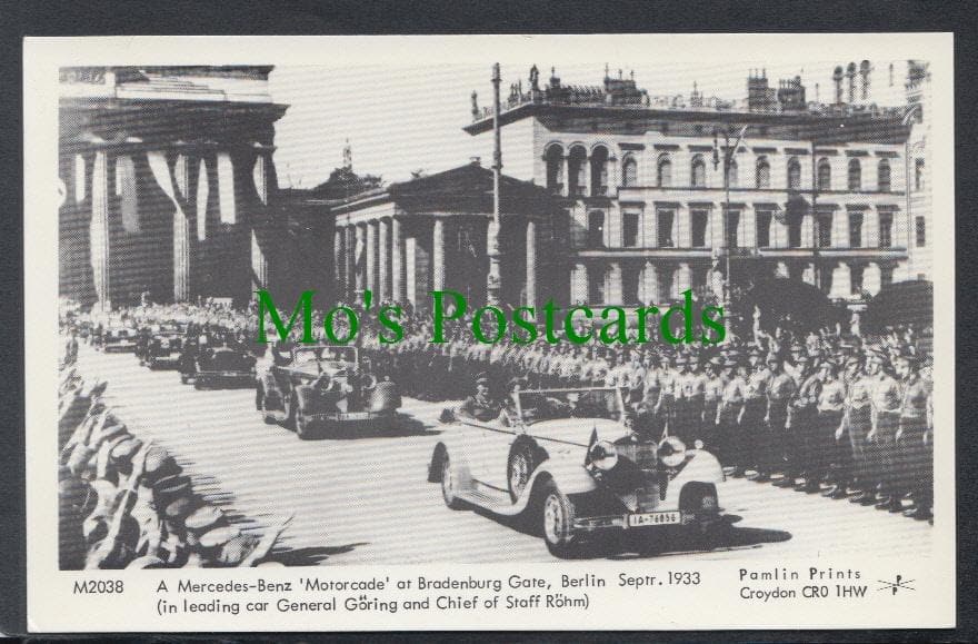 Motorcade at Bradenburg Gate, Berlin, Germany