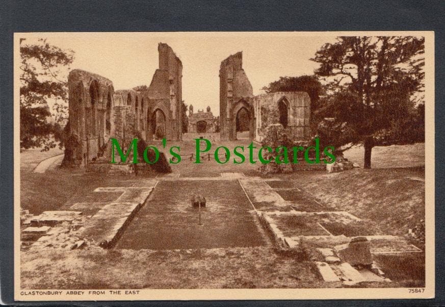 Glastonbury Abbey From The East, Somerset