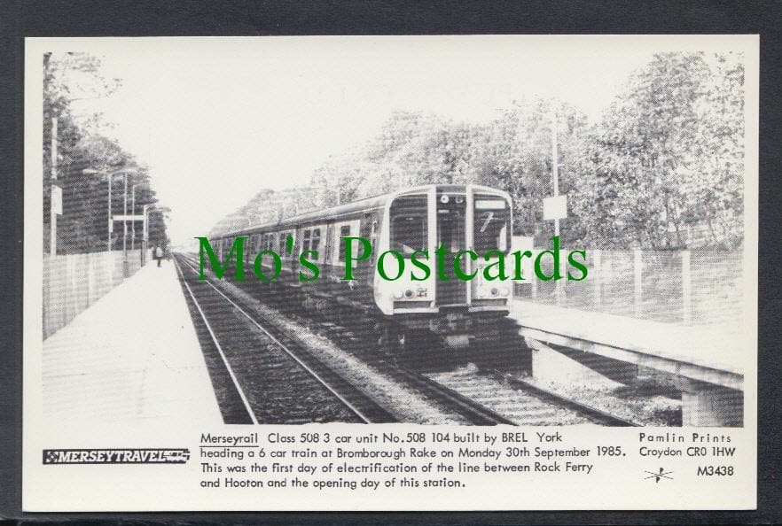 Railway Postcard - Merseyrail Class 508 3 Train