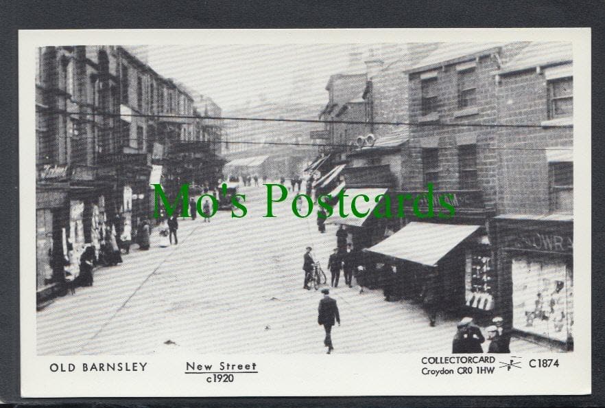 New Street c1920, Old Barnsley, Yorkshire