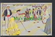 Load image into Gallery viewer, Shipping Postcard - Red Star Line, Shuffleboard
