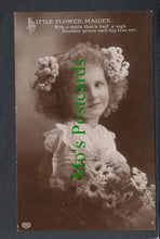 Load image into Gallery viewer, Children Postcard - Little Flower Maiden
