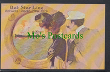 Load image into Gallery viewer, Shipping Postcard - The Red Star Line
