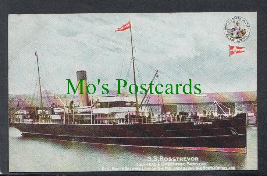 Shipping Postcard - S.S.Rosstrevor