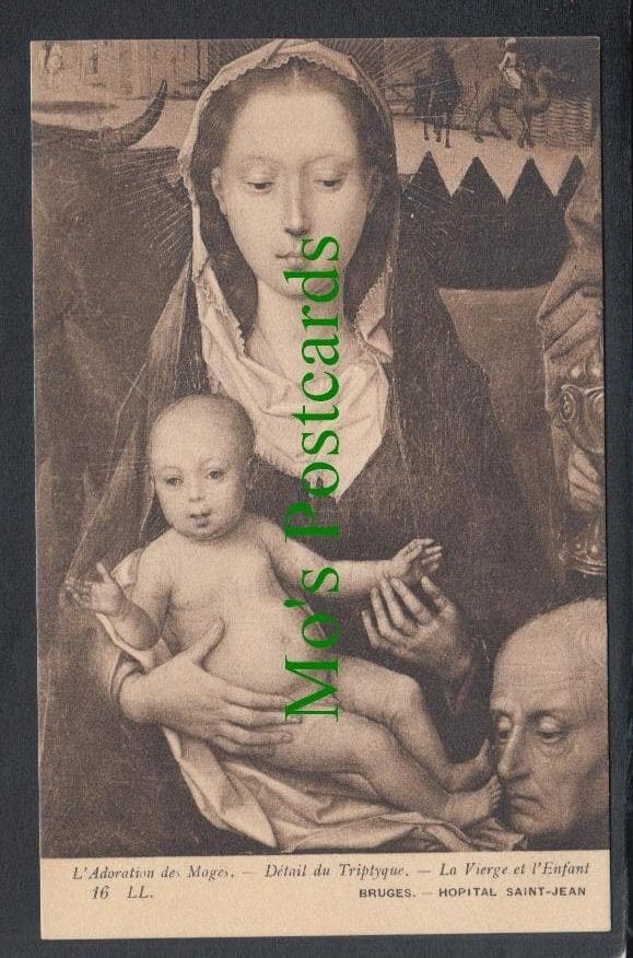 Art Postcard - L'Adoration De Mago, Bruges