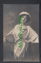 Load image into Gallery viewer, Glamour Postcard - Lady With a Tambourine
