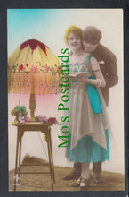 Load image into Gallery viewer, Glamour Postcard - Romantic Couple
