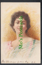 Load image into Gallery viewer, Glamour Postcard - Young Lady
